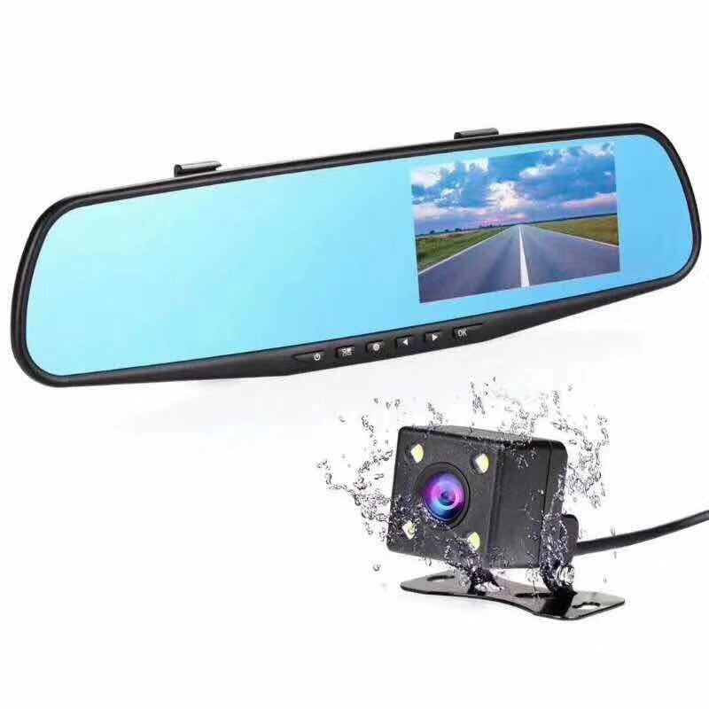 SegurVista® RETROVISOR CON CÁMARA DELANTERA Y TRASERA