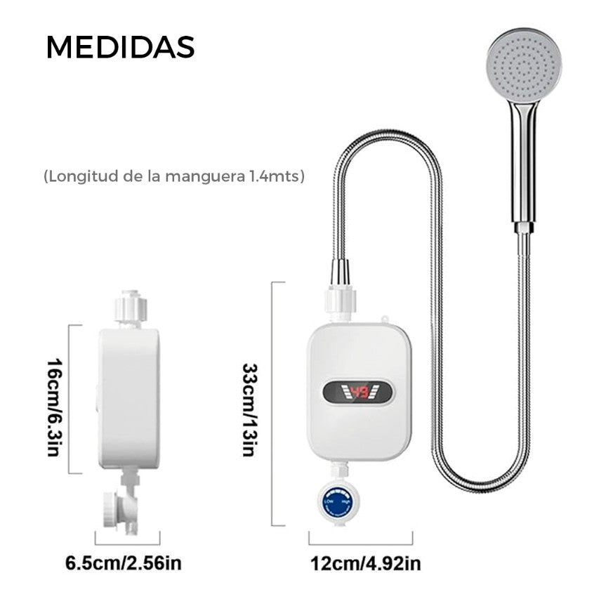 AquaHeat™ Calentador De Agua Resistente Premium