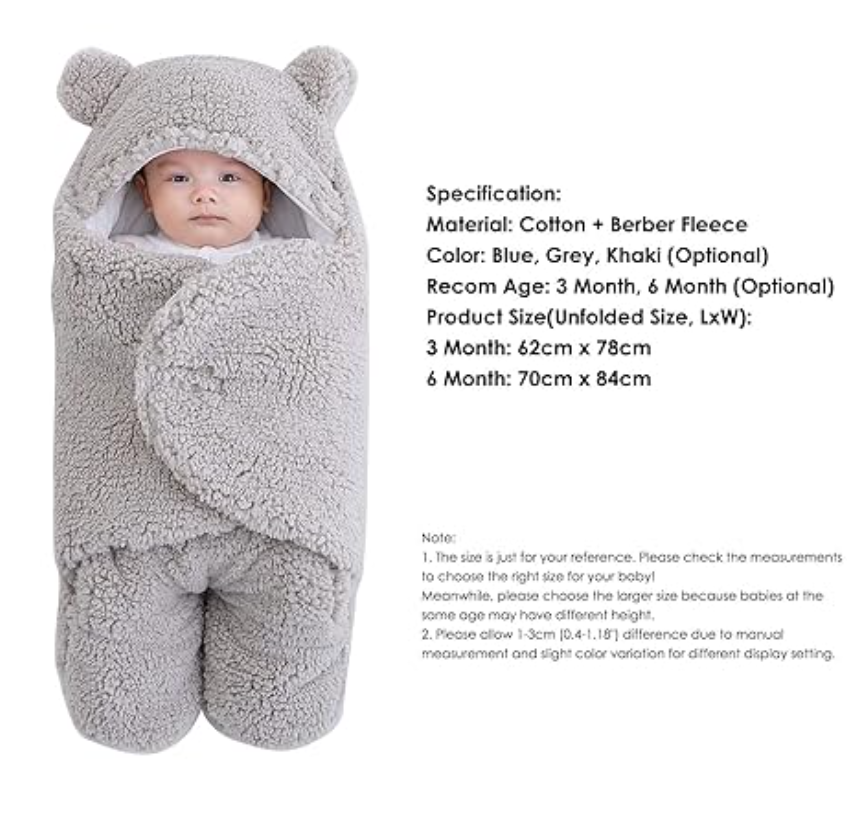 BabyHugNest™ manta de oso